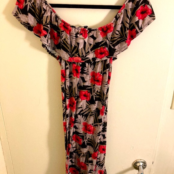 Flowery Summer George Dress - Picture 1 of 4